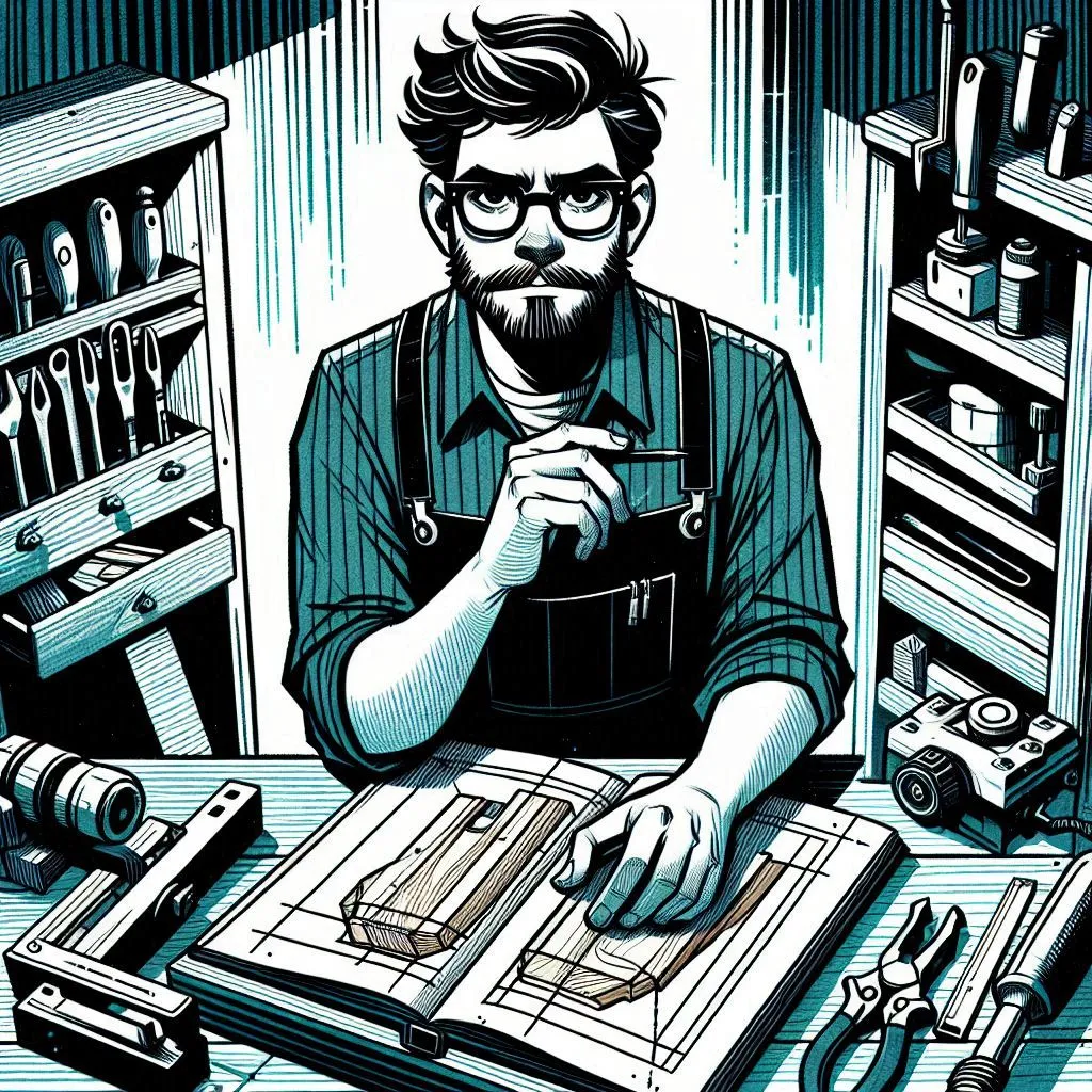 Chadwiki Woodworking Illustration
